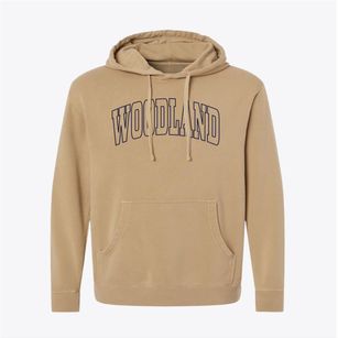Woodland Illinois Trendy Block Pigment-Dyed Hoodie