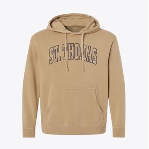 St. Thomas Missouri Trendy Block Pigment-Dyed Hoodie