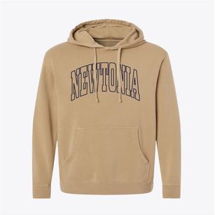 Newtonia Missouri Trendy Block Pigment-Dyed Hoodie