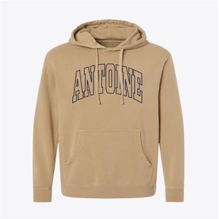 Antoine Arkansas Trendy Block Pigment-Dyed Hoodie