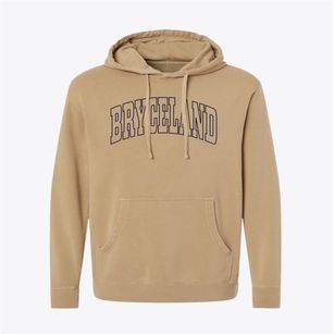 Bryceland Louisiana Trendy Block Pigment-Dyed Hoodie
