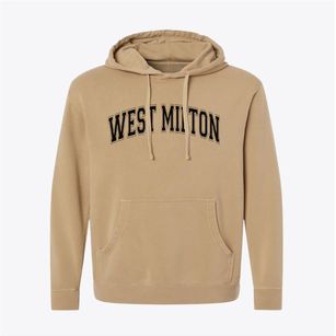 West Milton Ohio Varsity Pigment-Dyed Hoodie