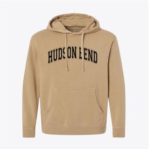 Hudson Bend Texas Varsity Pigment-Dyed Hoodie