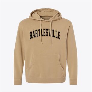 Bartlesville Oklahoma Varsity Pigment-Dyed Hoodie