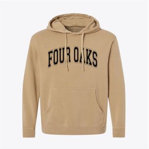 Four Oaks North Carolina Varsity Pigment-Dyed Hoodie