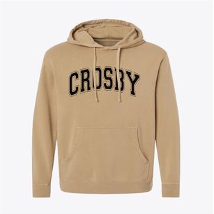 Crosby North Dakota Varsity Pigment-Dyed Hoodie