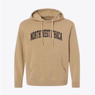 Northwest Ithaca New York Varsity Pigment-Dyed Hoodie