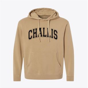 Challis Idaho Varsity Pigment-Dyed Hoodie