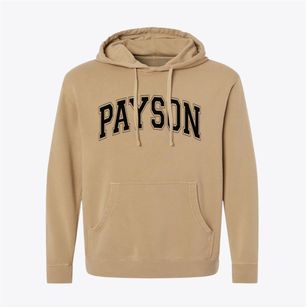Payson Illinois Varsity Pigment-Dyed Hoodie
