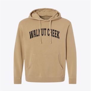 Walnut Creek North Carolina Varsity Pigment-Dyed Hoodie