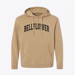 Bellflower Illinois Varsity Pigment-Dyed Hoodie