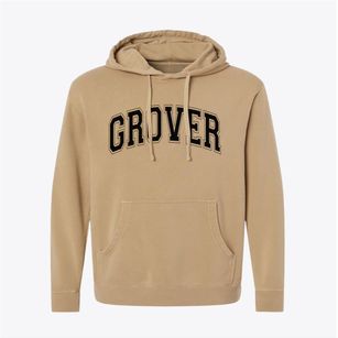 Grover Wyoming Varsity Pigment-Dyed Hoodie