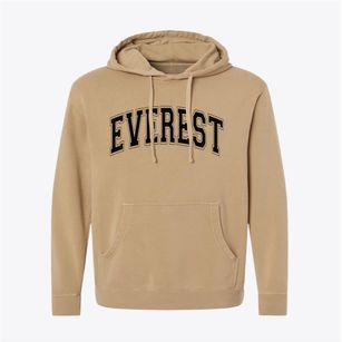Everest Kansas Varsity Pigment-Dyed Hoodie