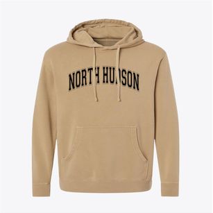 North Hudson New York Varsity Pigment-Dyed Hoodie
