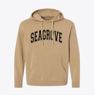 Seagrove North Carolina Varsity Pigment-Dyed Hoodie