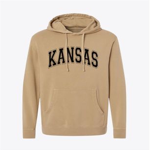 Kansas Alabama Varsity Pigment-Dyed Hoodie