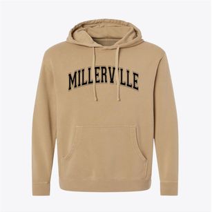 Millerville Minnesota Varsity Pigment-Dyed Hoodie