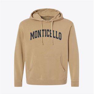 Monticello Louisiana Varsity Pigment-Dyed Hoodie