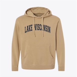 Lake Wisconsin Wisconsin Varsity Pigment-Dyed Hoodie