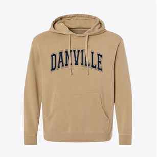 Danville California Varsity Pigment-Dyed Hoodie