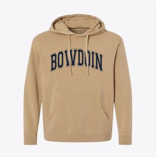 Bowdoin Maine Varsity Pigment-Dyed Hoodie