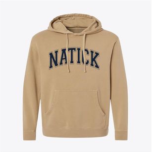 Natick Massachusetts Varsity Pigment-Dyed Hoodie