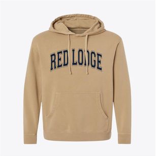 Red Lodge Montana Varsity Pigment-Dyed Hoodie