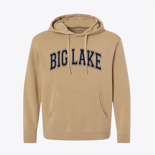 Big Lake Washington Varsity Pigment-Dyed Hoodie