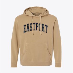 Eastport New York Varsity Pigment-Dyed Hoodie