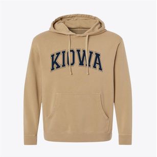 Kiowa Kansas Varsity Pigment-Dyed Hoodie