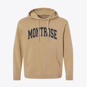 Montrose Iowa Varsity Pigment-Dyed Hoodie