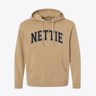 Nettie West Virginia Varsity Pigment-Dyed Hoodie