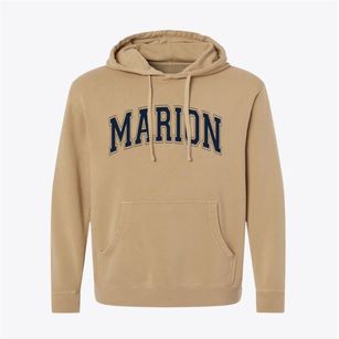 Marion Illinois Varsity Pigment-Dyed Hoodie