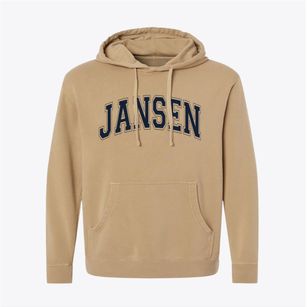 Jansen Colorado Varsity Pigment-Dyed Hoodie