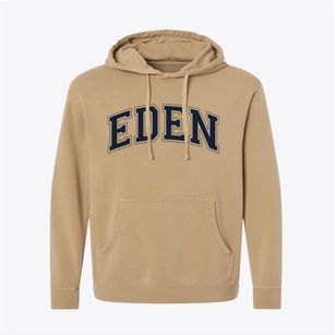Eden North Carolina Varsity Pigment-Dyed Hoodie