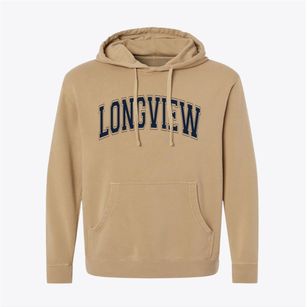 Longview Illinois Varsity Pigment-Dyed Hoodie