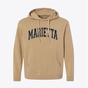 Marietta Minnesota Varsity Pigment-Dyed Hoodie