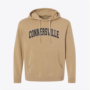 Connersville Indiana Varsity Pigment-Dyed Hoodie