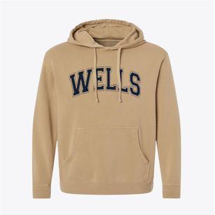 Wells Maine Varsity Pigment-Dyed Hoodie