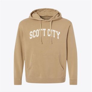 Scott City Missouri Varsity Pigment-Dyed Hoodie