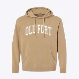 Old Fort North Carolina Varsity Pigment-Dyed Hoodie