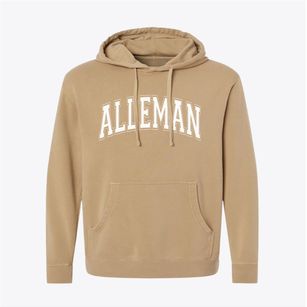 Alleman Iowa Varsity Pigment-Dyed Hoodie