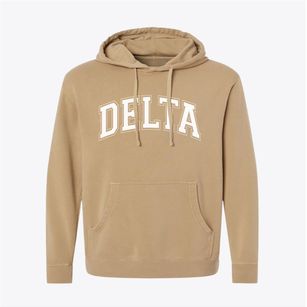 Delta Wisconsin Varsity Pigment-Dyed Hoodie