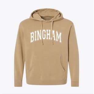 Bingham Illinois Varsity Pigment-Dyed Hoodie