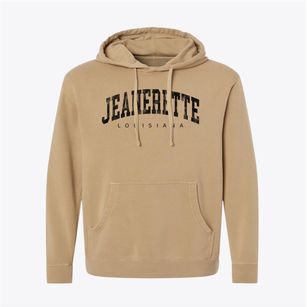 Jeanerette Louisiana Urban Vibe Pigment-Dyed Hoodie