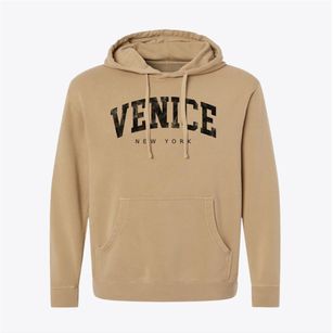 Venice New York Urban Vibe Pigment-Dyed Hoodie