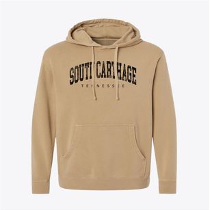 South Carthage Tennessee Urban Vibe Pigment-Dyed Hoodie