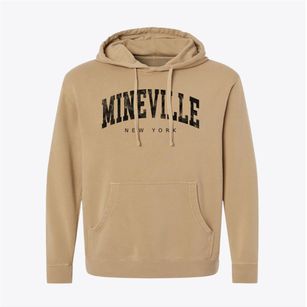 Mineville New York Urban Vibe Pigment-Dyed Hoodie