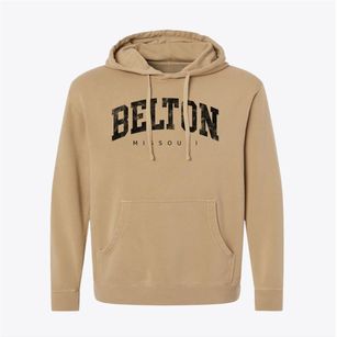 Belton Missouri Urban Vibe Pigment-Dyed Hoodie