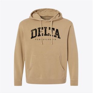 Delta Pennsylvania Urban Vibe Pigment-Dyed Hoodie